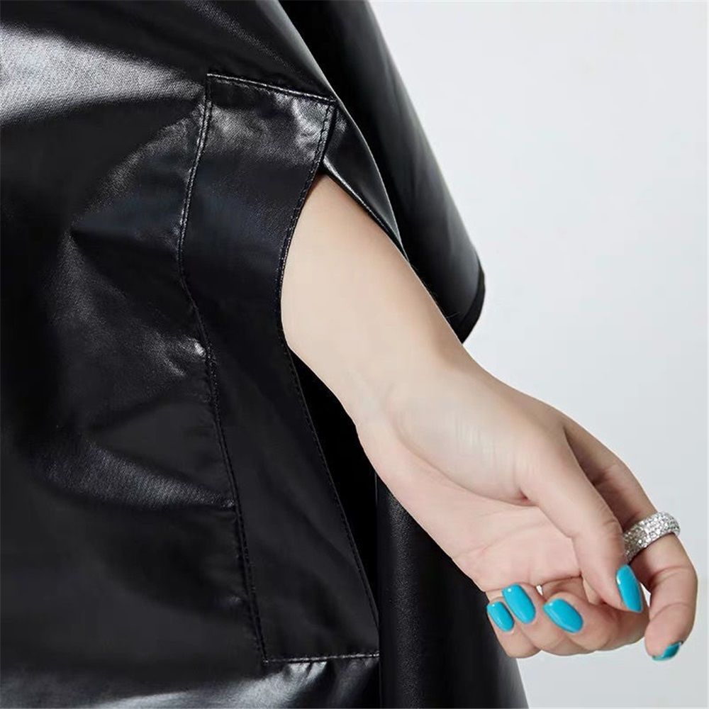 Professional Hair Chemical Hair Shawl Waterproof Bleach Proof Hair Color Dye Shawl, Cape Adjustable Neck Part for Adults and Youth (black) - Image 4