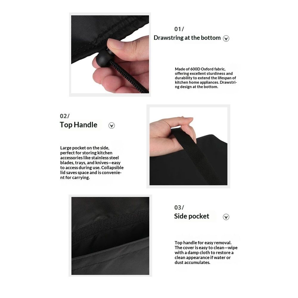 Meat Slicer Cover,Dust-proof Covers for Home compatible with Meat Slicers Commercial,Fit for Elite for Meat Slicer - 15.7