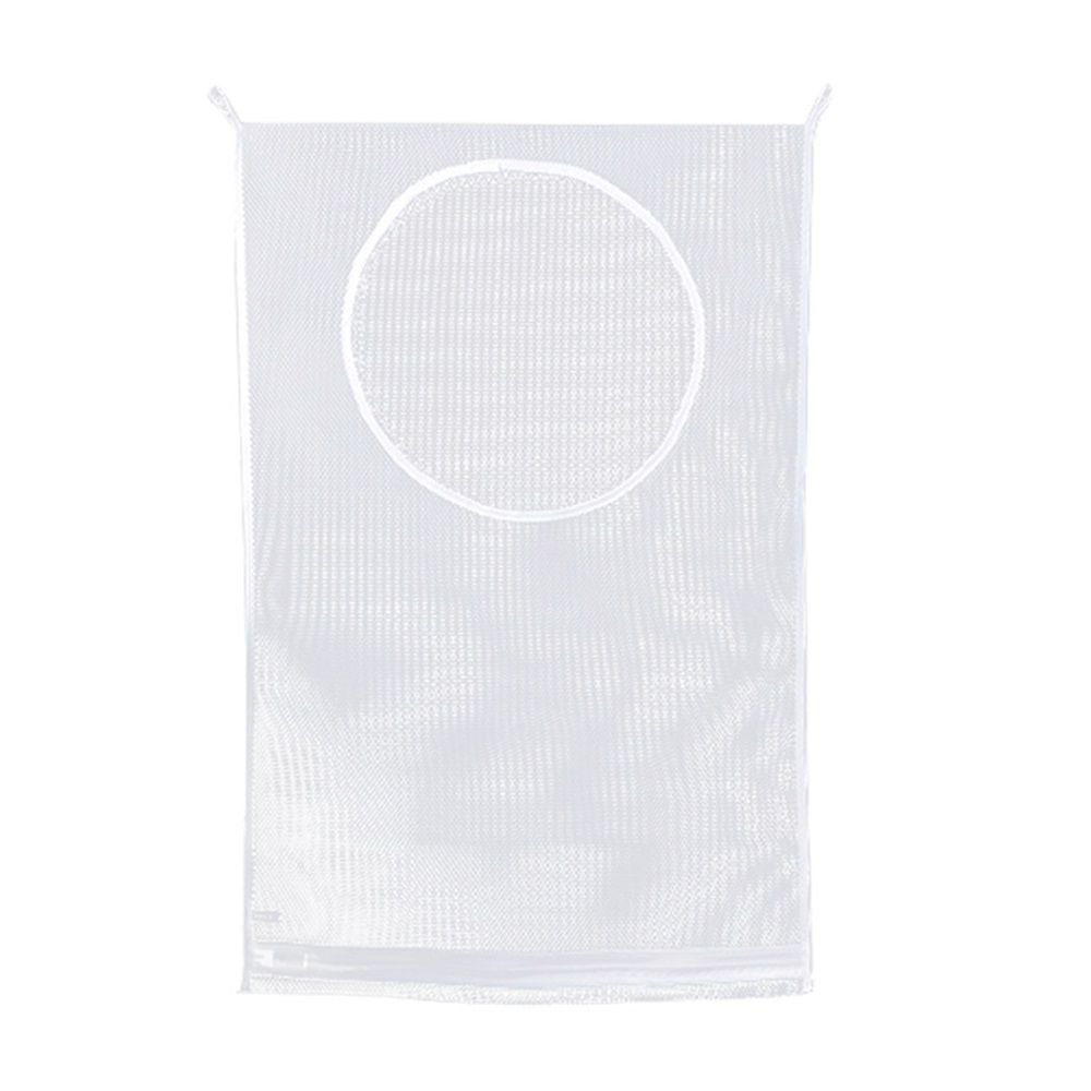 2 pack Hanging Laundry Hamper Bag, Portable Laundry Bag, 29 x 19 Inch Large Foldable Wall Hanging Laundry Basket with 2*2 Adhesive Hooks for Dirty Clothes Organization and Storage - Image 1