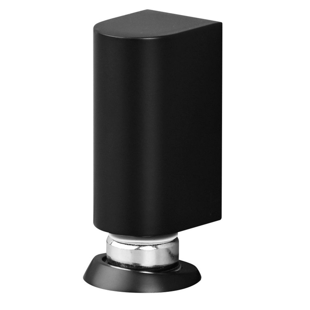 Silent Magnetic Door Stoppers - Matte Black Door Stopper, Stainless Steel Windproof Heavy Duty Gripper, Adjustable Height for Door Gaps, Keep Door Open - Image 1