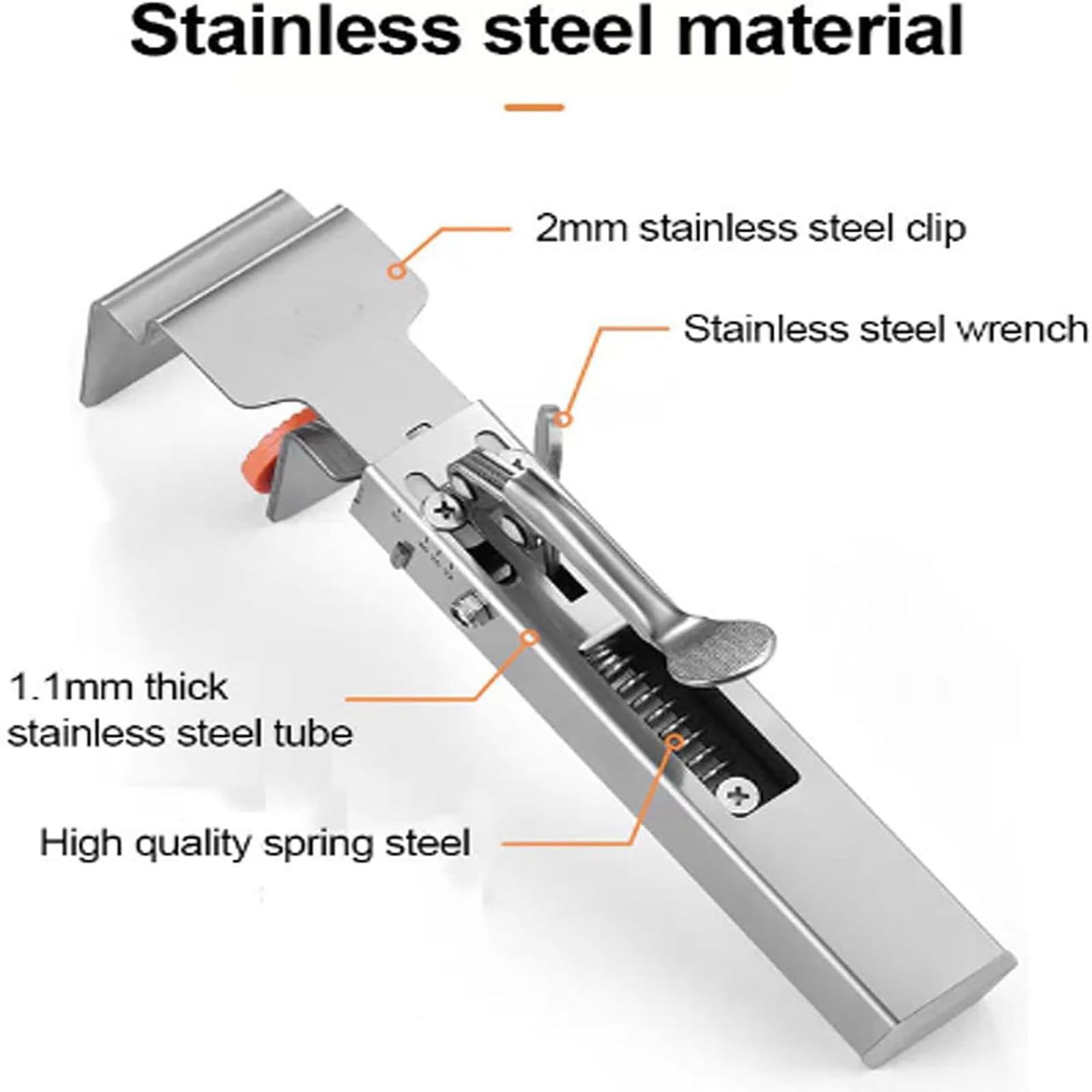Adjustable Drawer Fixing Clamp, Drawer Front Installation Clips 2Pcs, for Cabinet Installation Tools Drawer Front Fixing Clip - Image 5