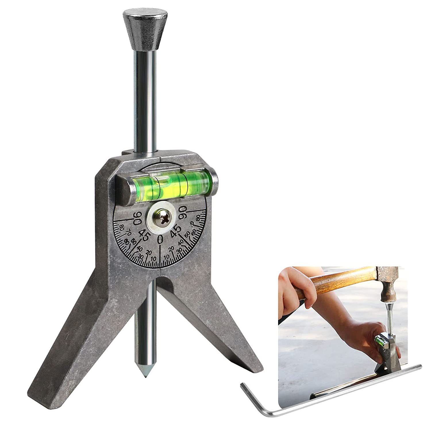 Upgraded Pipe Center Finder, Measure Pipe Diameter, Pipefitter Tools With Centering Head, Measure Pipe Diameter Over 0.5