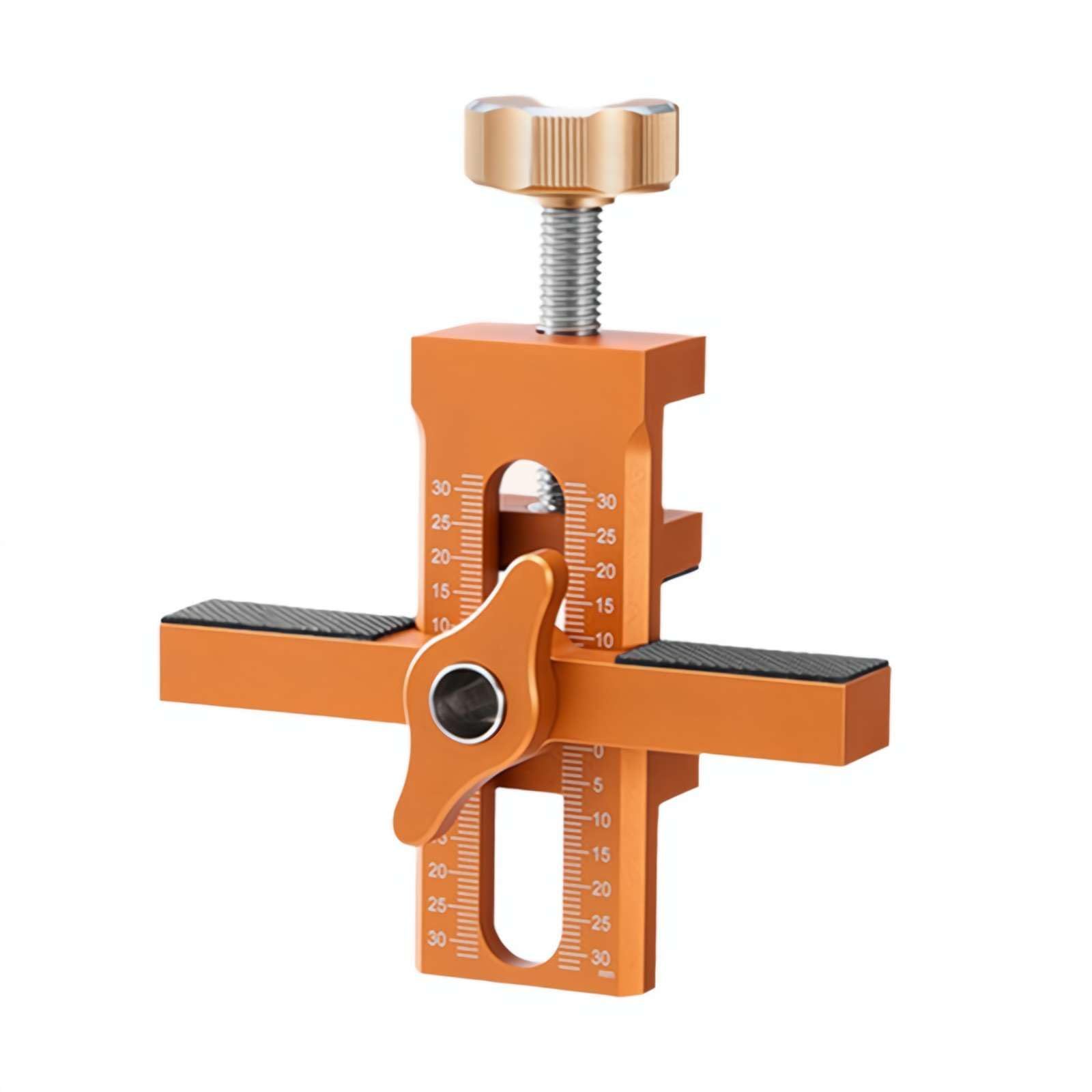 2-in-1 Cabinet Door Mounting Jig, Adjustable Cabinet Door Installation Positioner, Cabinet Door Positioning Tool Jig for Installing Frameless or Face Frame Cabinet Doors - Image 1