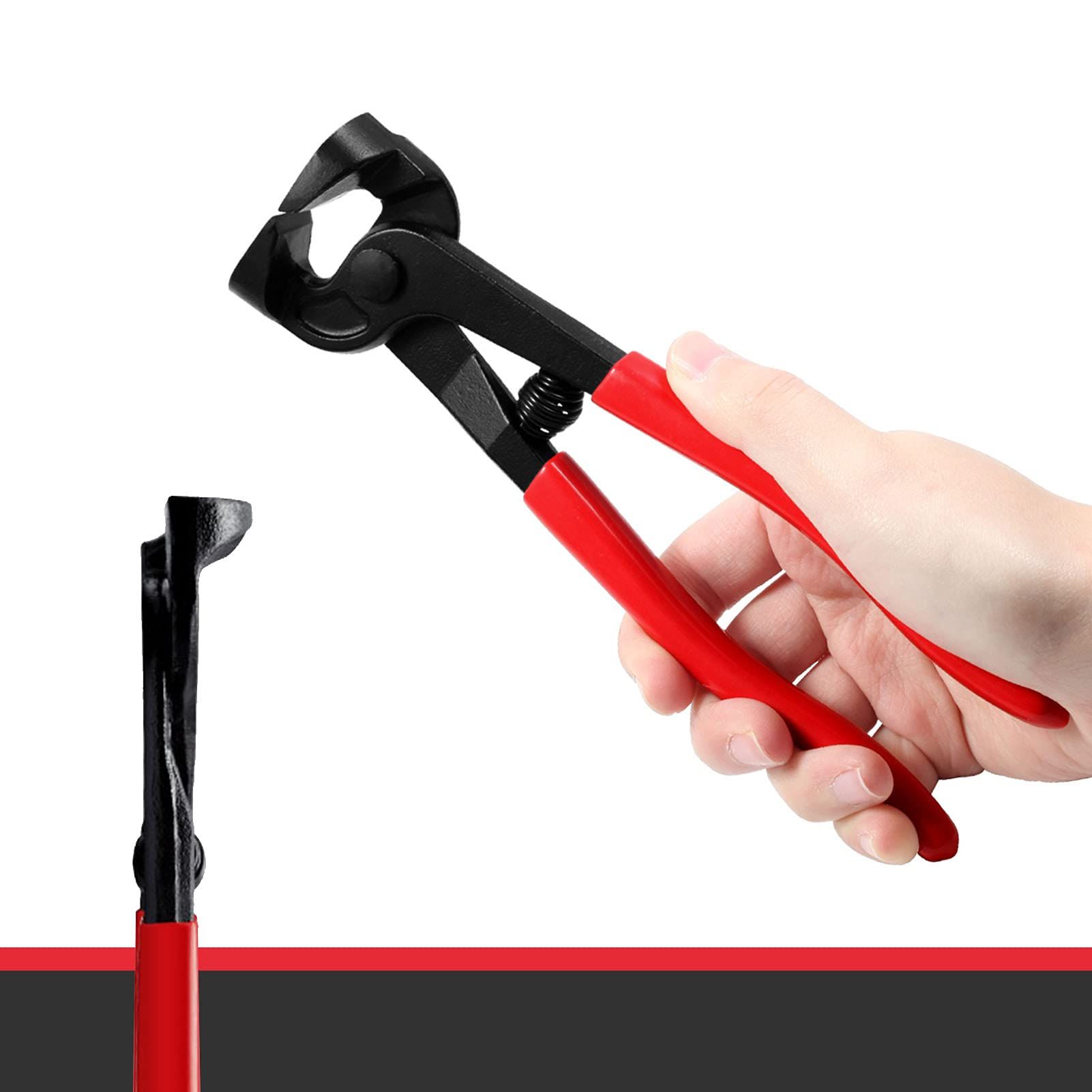 Handheld Carbon Steel High Hardness Clamp Glass Nipper Tile Cutting Tool Home Decoration DIY Tool 8in Tile Mosaic Trimmer Nipper Cutter Pliers Nipper - Image 5