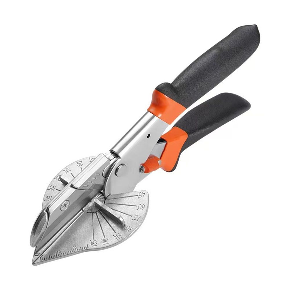 Miter Shears- Multifunctional Trunking Shears for Angular Cutting of Moulding and Trim, Adjustable at 45 to 135 Degree, Hand Tools for Cutting Soft Wood, Plastic, PVC - Image 1