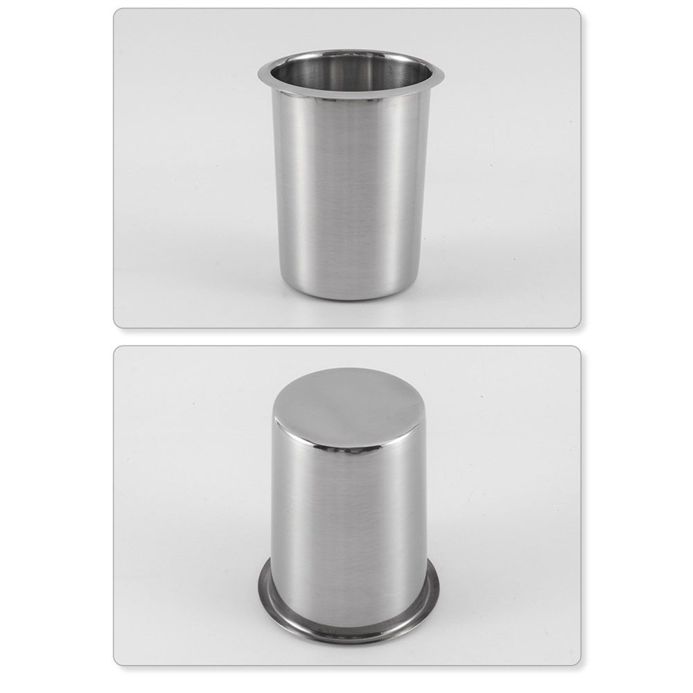 Countertop Utensil Holder Stainless Steel - Stainless Steel Utensil Holder for Kitchen and Bars, Odor and Rust Resistant, Durable and Dishwasher Safe, - Image 3