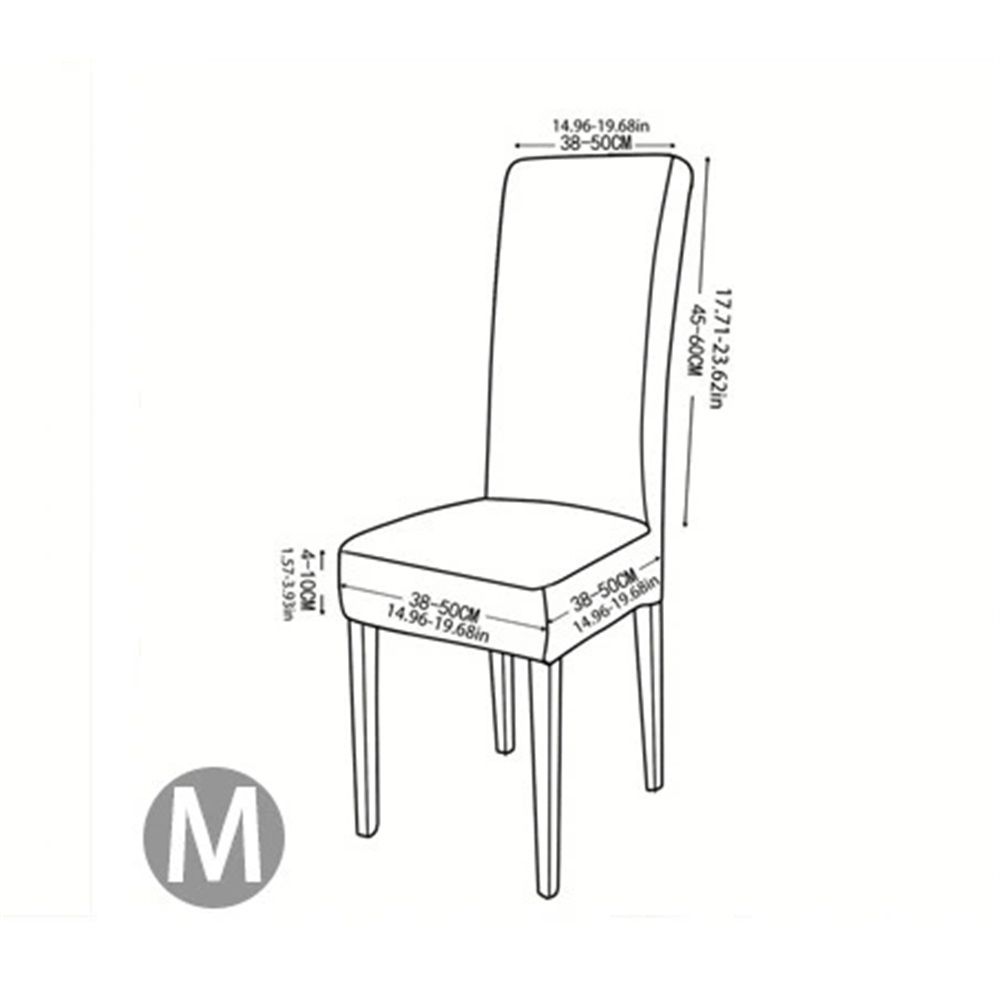 Chair Covers for Dining Chairs Set of 4, Super Stretch Waterproof Kitchen Chair Covers Thickened Washable Dining Chair Slipcovers Black Chair Seat Covers for Dining/Kitchen/Banquet - Image 5