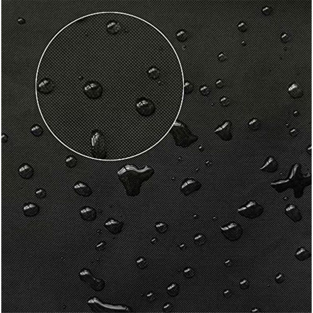 Outdoor Playhouse Cover, Plastic Playhouse Special Waterproof Covers  Double Stitched Seam, All-Weather Protector (Black 210D 145*145*160cm) - Image 2