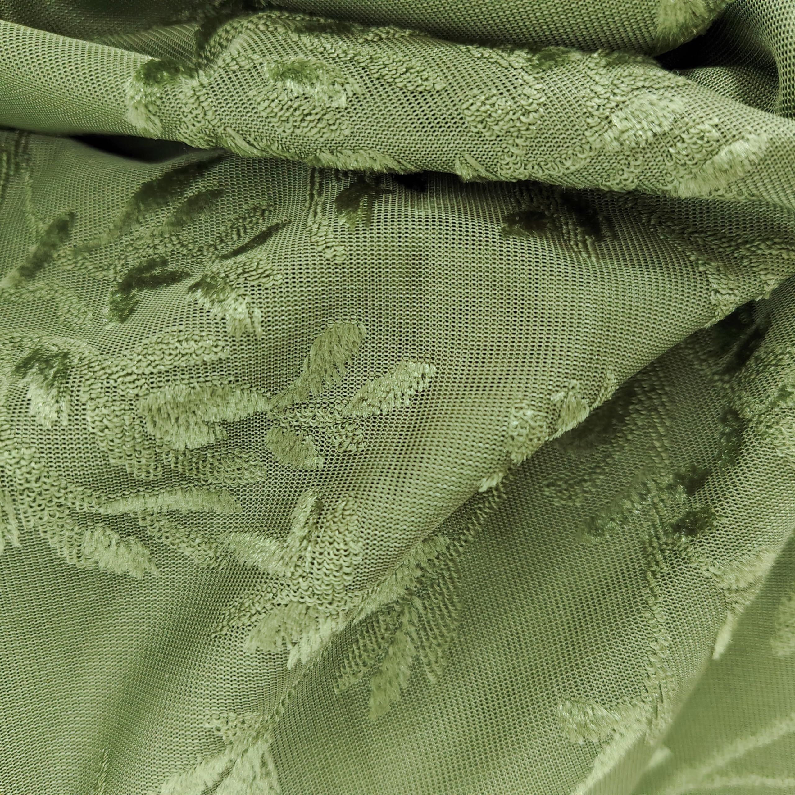 Bohemian short curtains with tassels, Bohemian linen translucent retro countryside Christmas curtains, (dark green 100 * 60cm) - Image 4