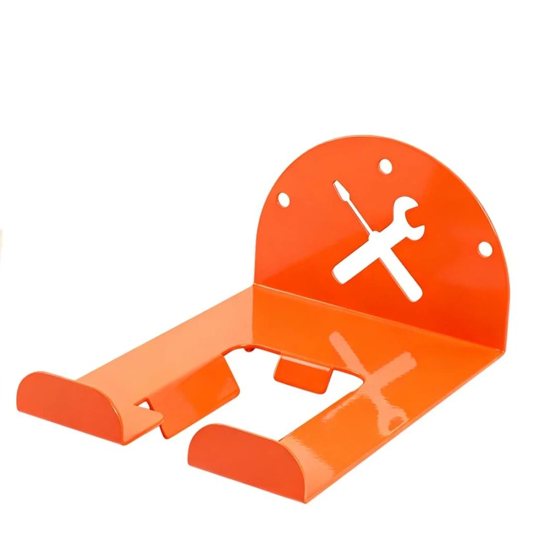 Trimmer Rack Wall Mount - Heavy Duty Wall Hanger for Grass Trimmer Garden Tools Chainsaw Hedge Trimmer 1 Pack Orange（D model） - Image 1
