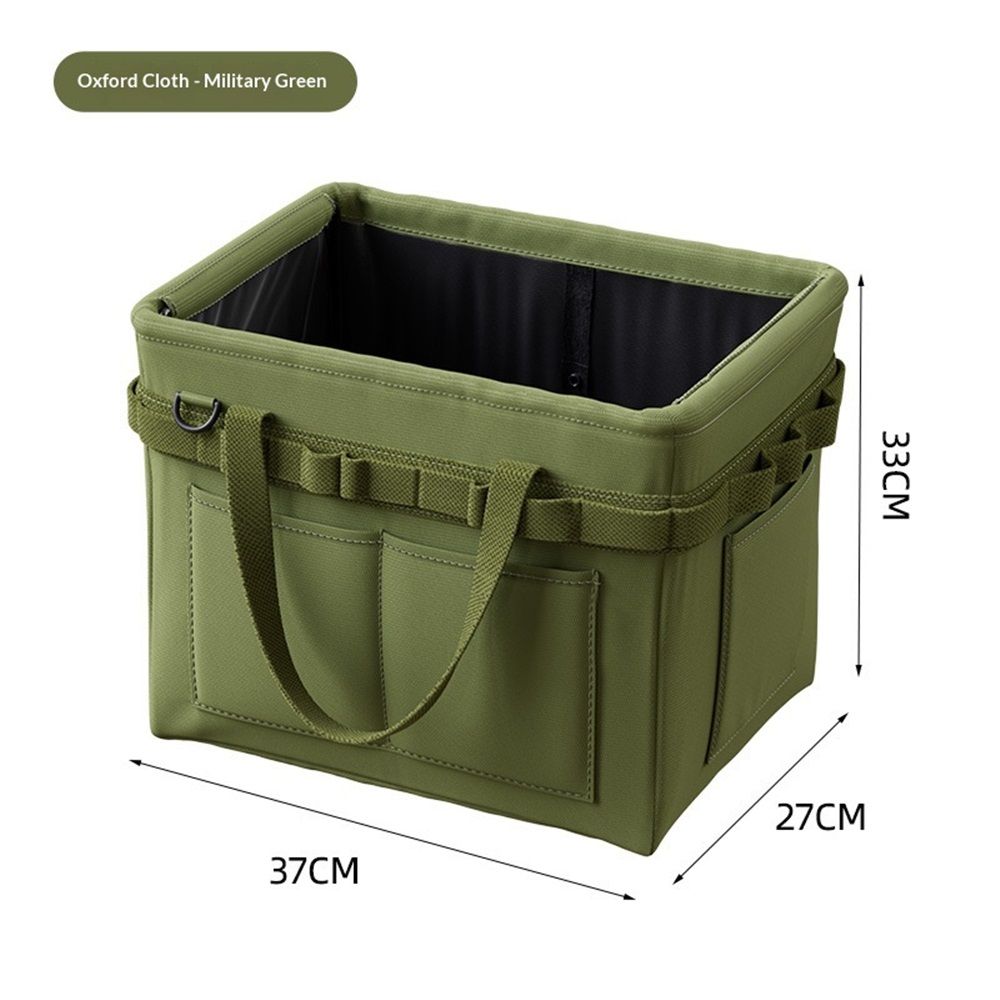 Car trunk storage, multifunctional storage toolbox, heavy-duty tool storage bag, multi pocket foldable storage, portable and portable - Image 5