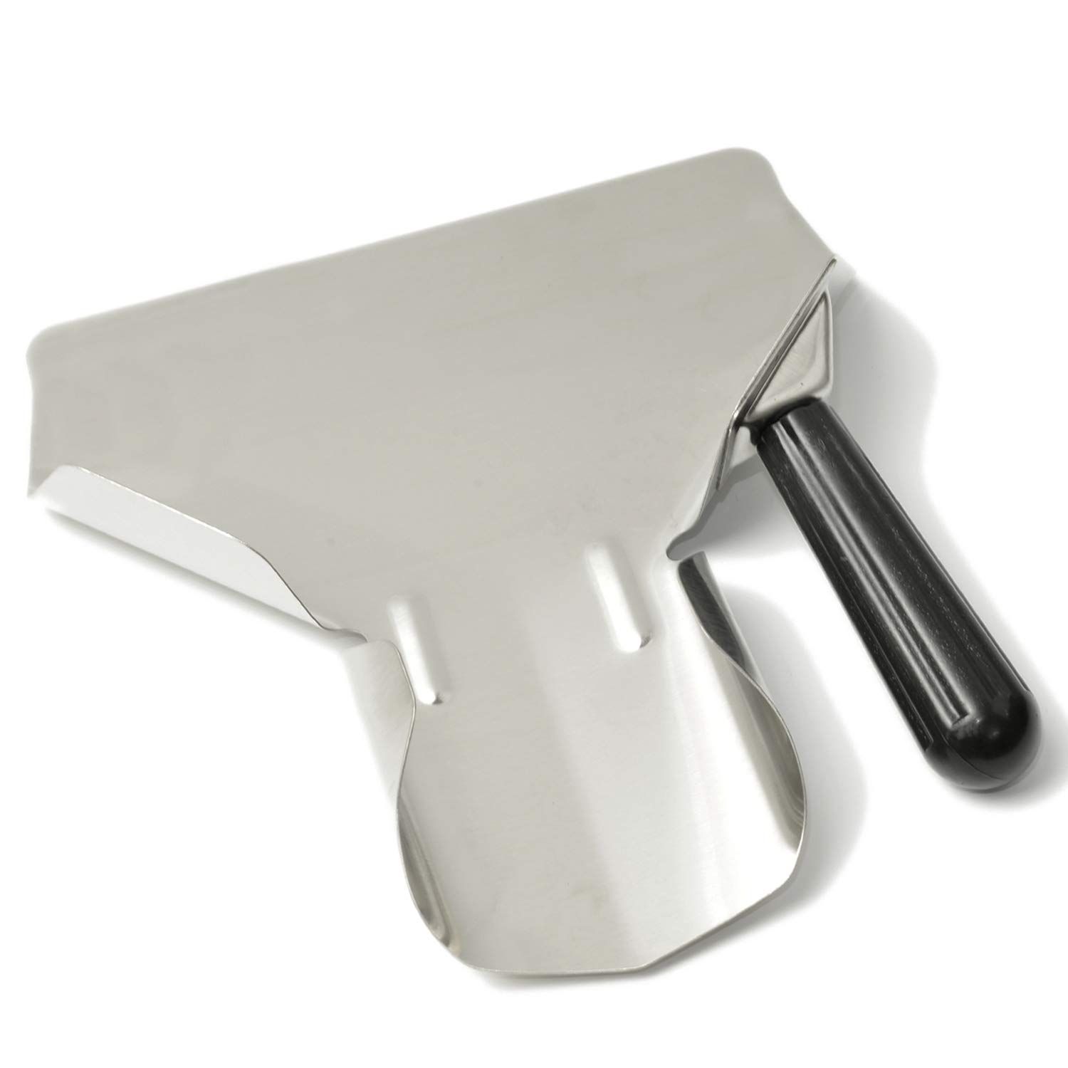 Stainless Steel French Fry Bagger Scoop Chip Popcorn Bagger Ice Candy Snacks Desserts Scooper, Right Handle - Image 1