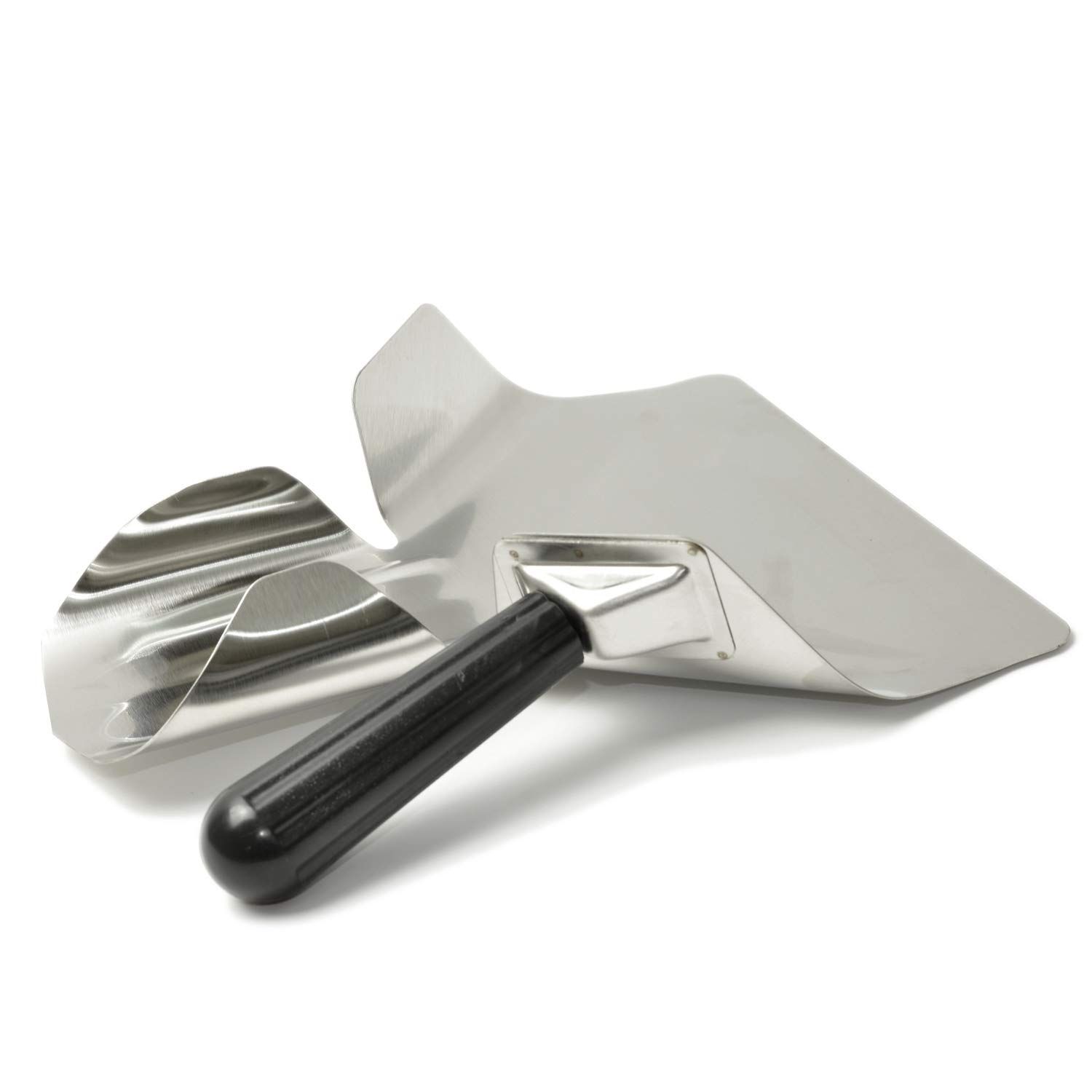 Stainless Steel French Fry Bagger Scoop Chip Popcorn Bagger Ice Candy Snacks Desserts Scooper, Right Handle - Image 3