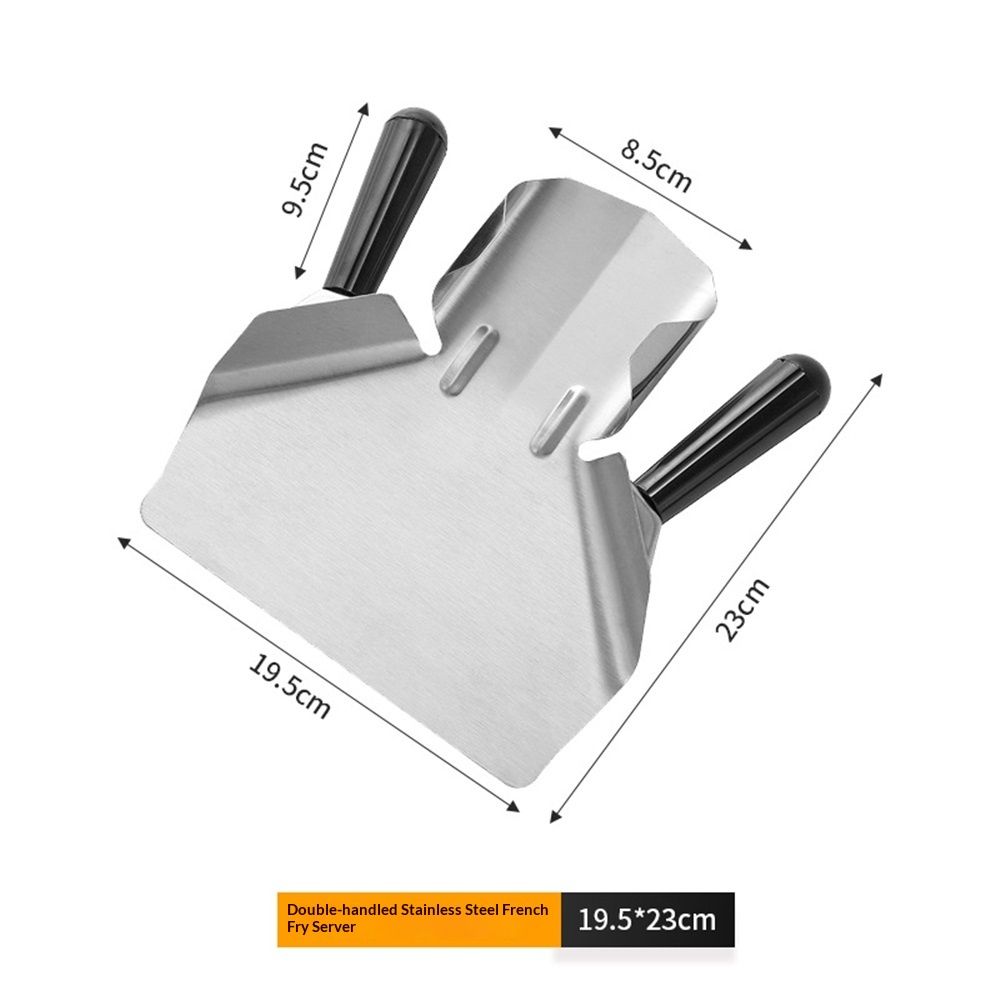 Stainless Steel French Fry Bagger Scoop Chip Popcorn Bagger Ice Candy Snacks Desserts Scooper, Right Handle - Image 5