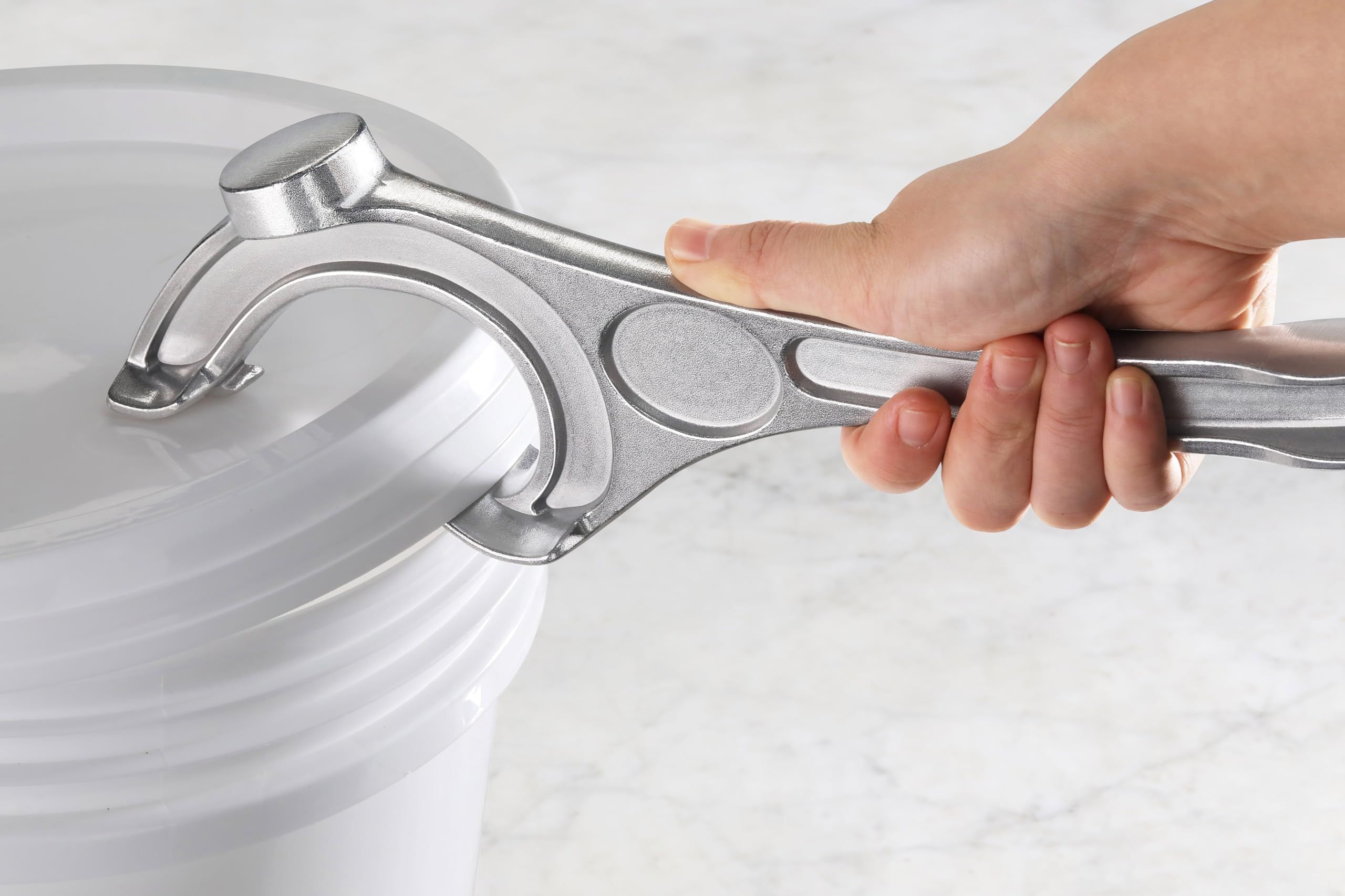 Bucket Opener Tool Aluminum Bucket Lid Opener Paint Barrel Opener Removal Tool Metal Can Opener - Image 4