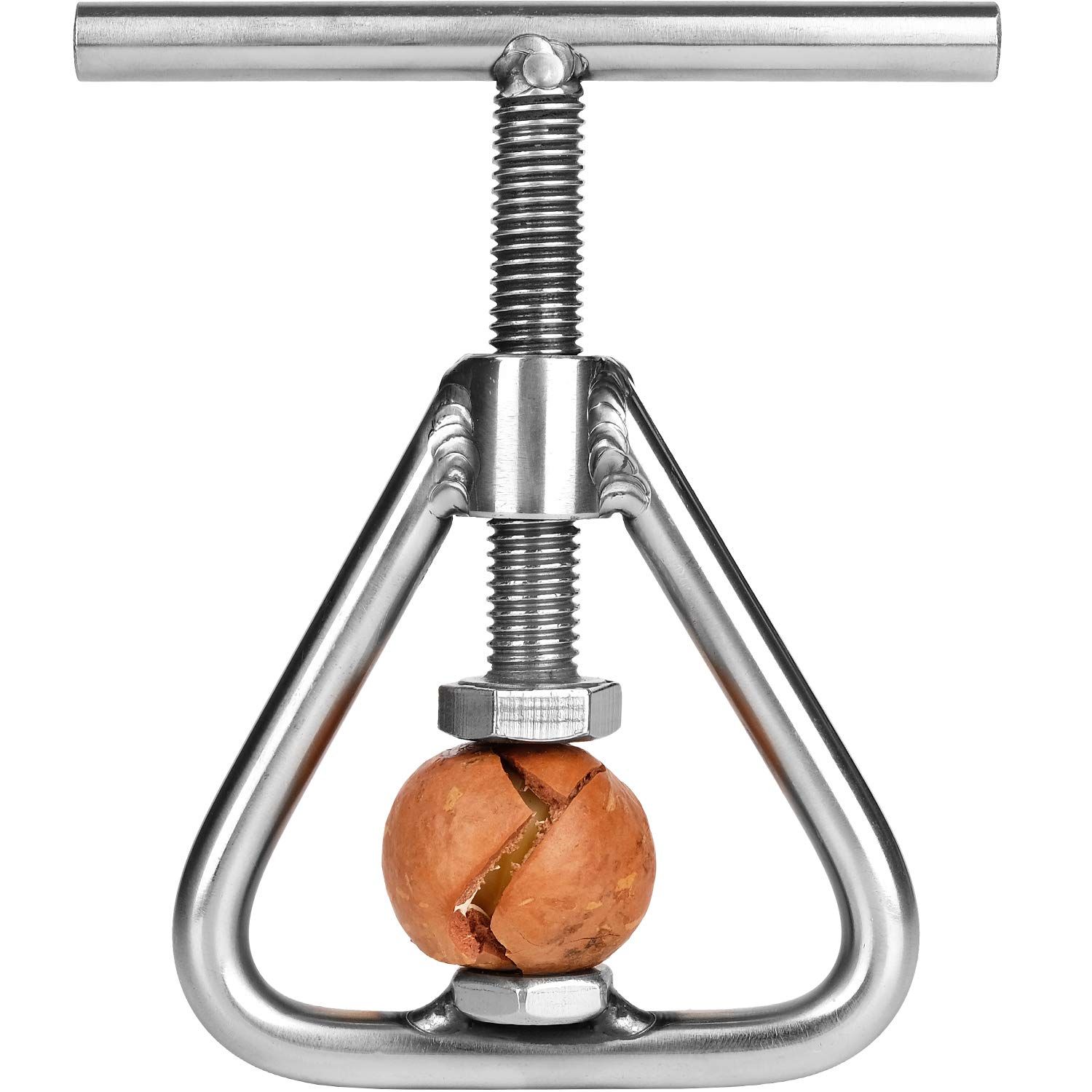 Nutcracker Black Nutcracker Stainless Steel Nutcracker Nutcracker Heavy duty Nutcracker Tool for all nuts, including black walnuts, hazelnuts, almonds, walnuts, - Image 2