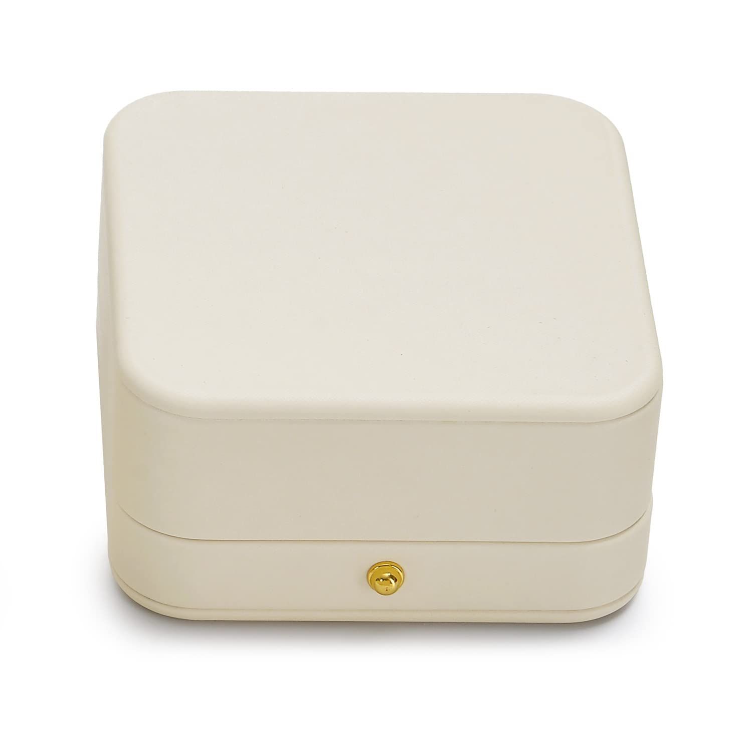 Premium Leather Bracelet Bangle Box  Jewelry Gift Case white Interior Bracelet Storage Holder(White) - Image 4