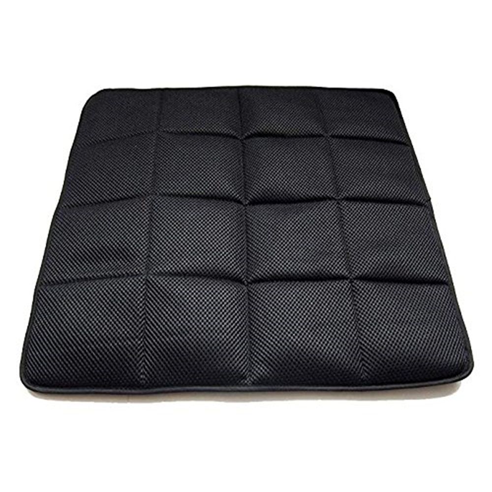 Four season universal breathable mesh bamboo charcoal seat cushion for office vehicles (1pcs black) - Image 3