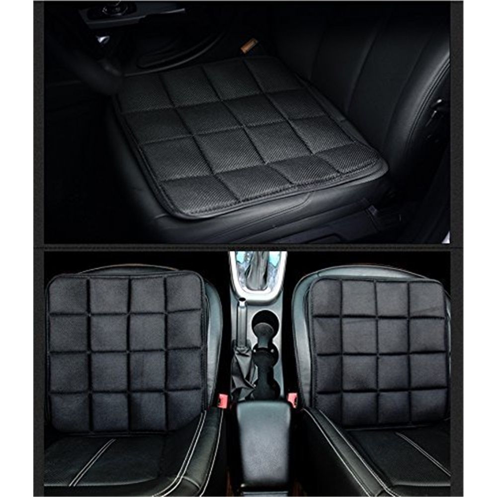 Four season universal breathable mesh bamboo charcoal seat cushion for office vehicles (1pcs black) - Image 4
