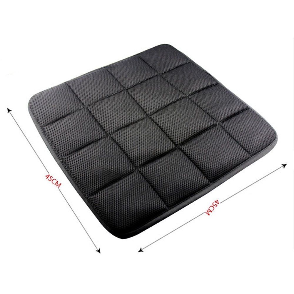 Four season universal breathable mesh bamboo charcoal seat cushion for office vehicles (1pcs black) - Image 5