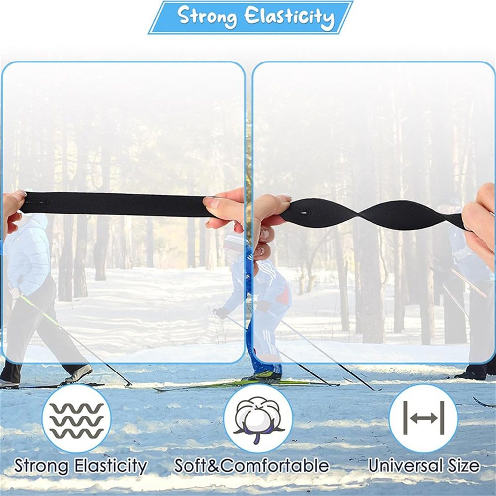 4 Pcs Extended Straps - Unisex Ski Strap for Hanging gloves, Narrow Wrist Leash for Gloves, Glove Tether for Adult, Winter Ski Glove Leash Wrist Strap - Image 5