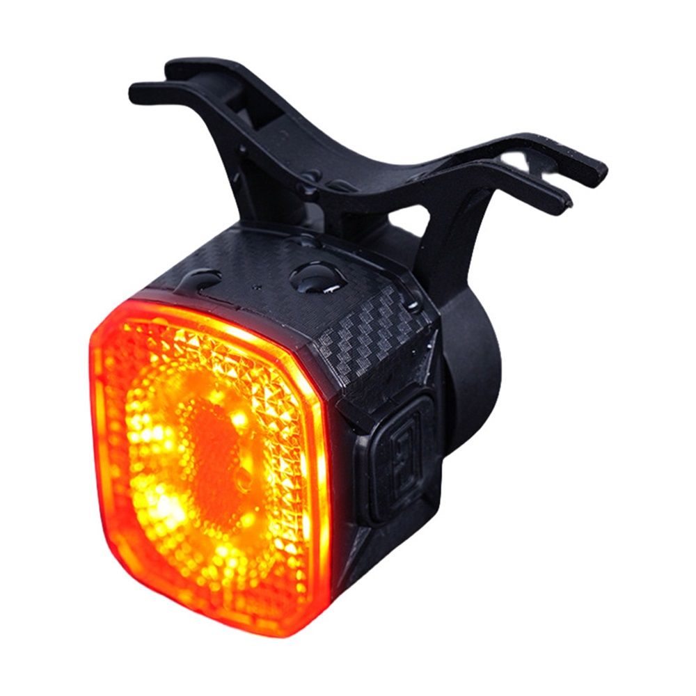 Smart Bike Tail Light Brake Sensing Bicycle Rear Lights Rechargeable Waterproof Bright LED Bike Light Cycling Safety Road BikeTaillight Accessories 6 Modes - Image 1