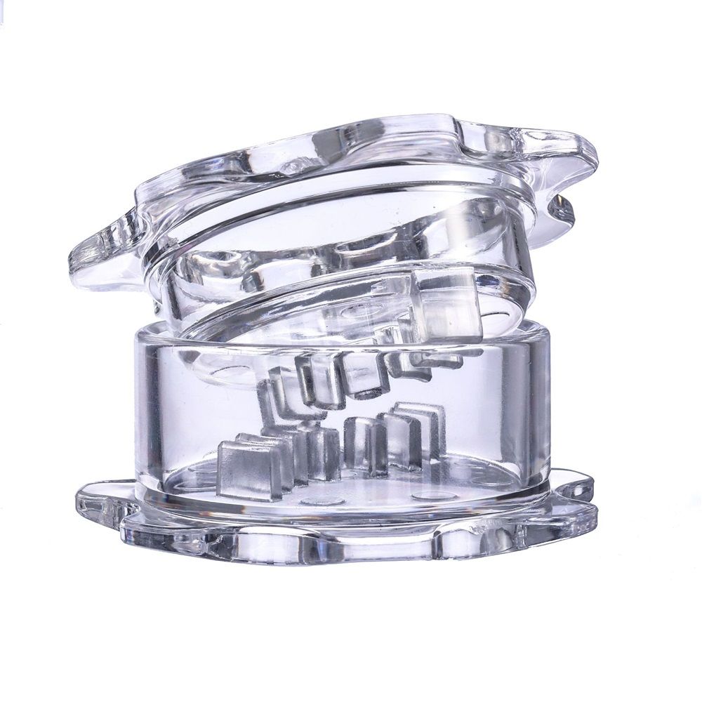 Garlic Twister 4th Gen – Garlic Mincer & Garlic Press in One - for Ginger, Herbs, Nuts & more, BPA-Free, Dishwasher Safe, 3–5 Clove Capacity - Clear - Image 1