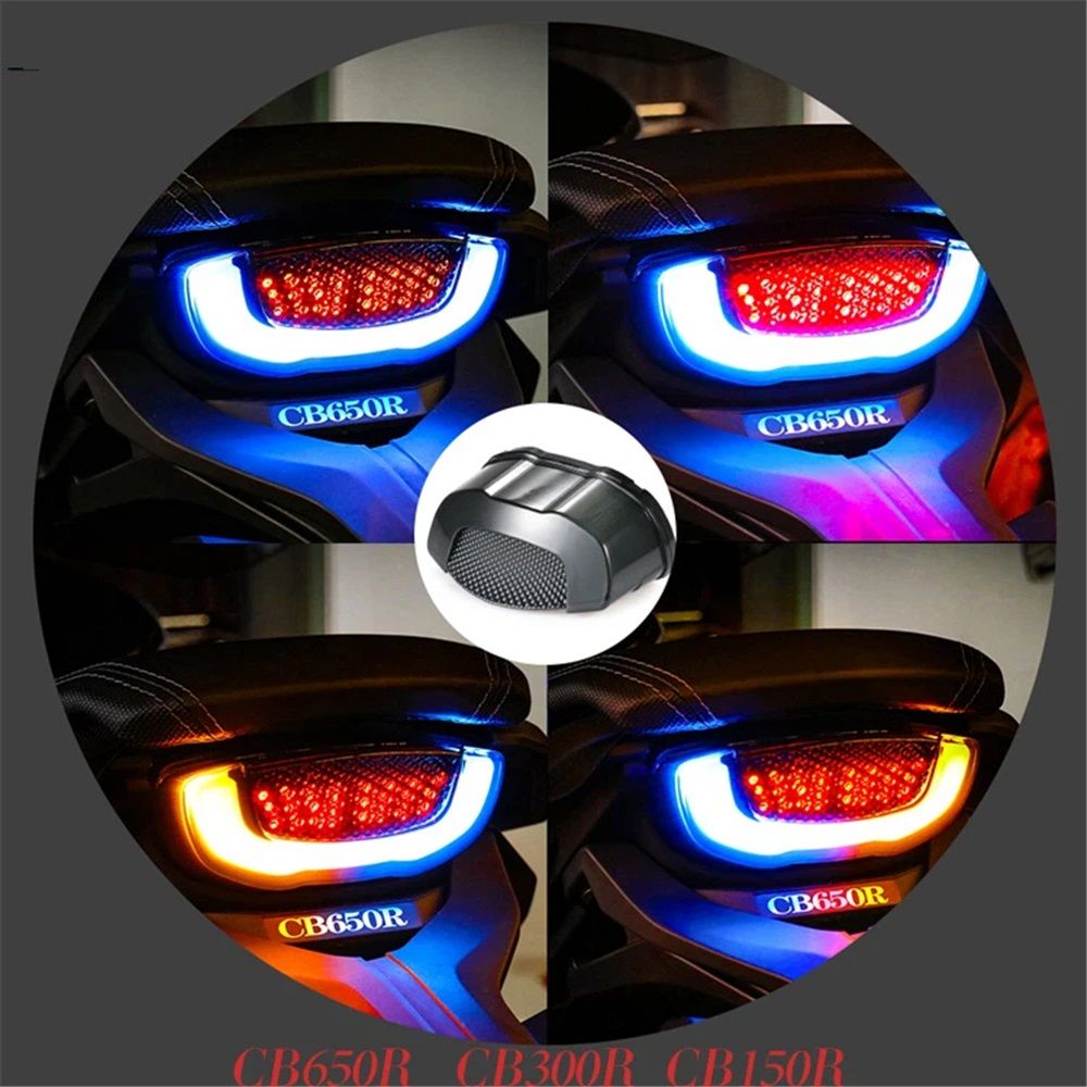 Motorcycle Brake Tail Light Integrated Turn Signals Compatible  Cruiser Sportbikes Touring Dirt Bike Standard Street Bikes - Image 2