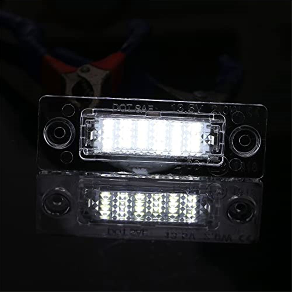 2pcs LED License Plate Light Car Number Lamp Replacement White Light License Plate LED Light, Extremely Bright Assembly - Image 3
