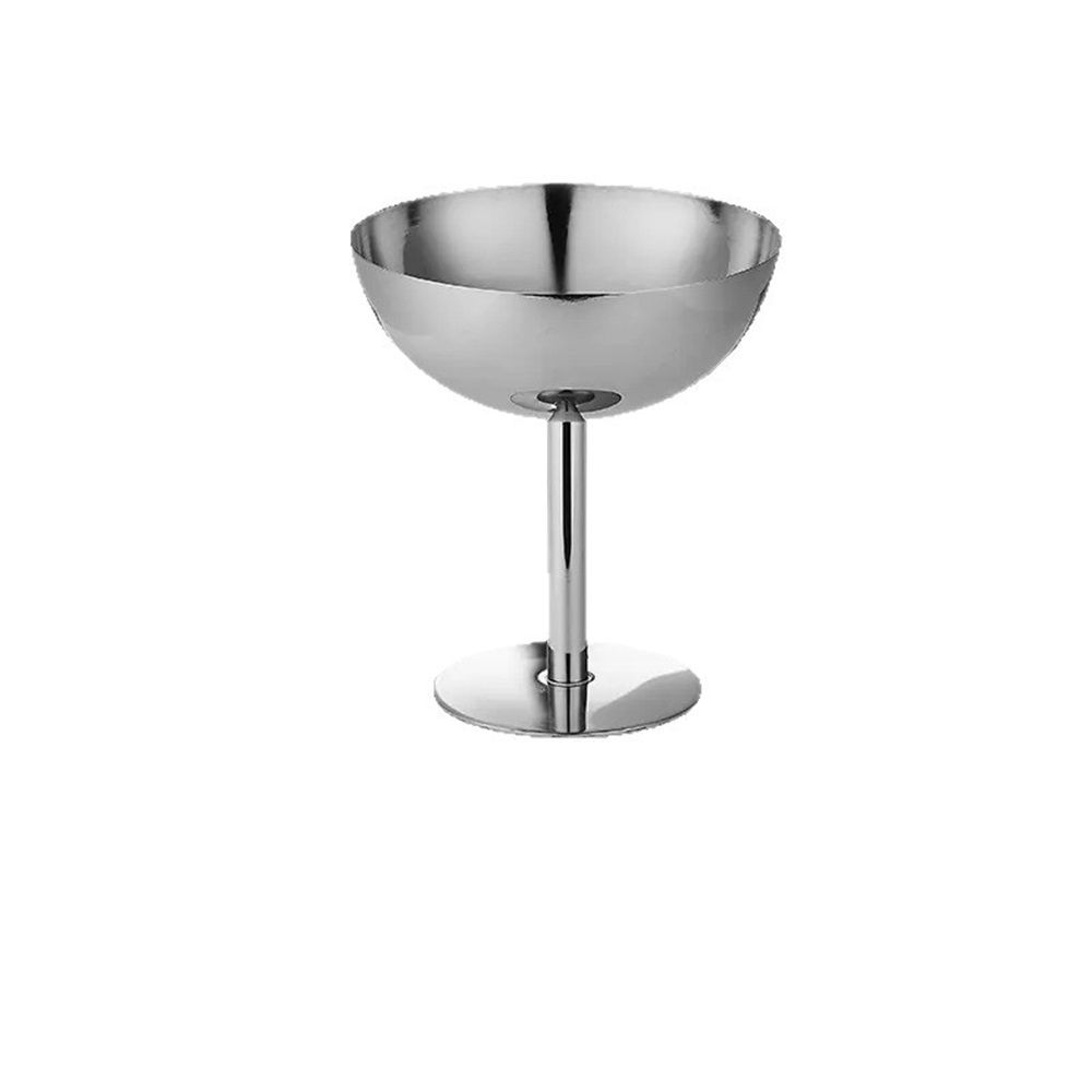 Ice Cream Cup, 4Pcs Stainless Steel Serving Dessert Bowls Cups Sauce Bowls Mini Round Footed Yogurt Snack Candy Cups for Salad Fruit Pudding Christmas Party - Image 2