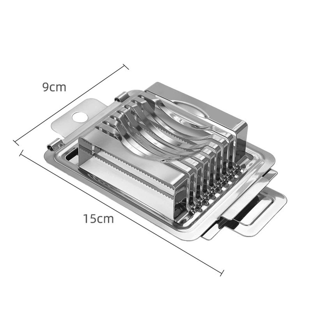 Multifunctional 403 Stainless Steel Egg Slicer for Hard Boiled Eggs Heavy Duty, Safe Egg Cutter, Kiwi Slicer, Banana Slicer - Image 5