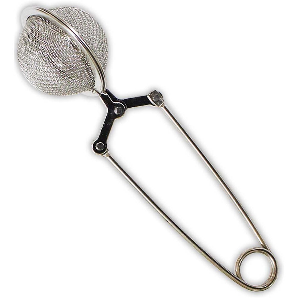2 Pcs Snap Tea Ball Infuser with Handle, Loose Tea Steeper, Stainless Steel Tea Strainer for Brew Loose Leaf Tea, Silver - Image 4