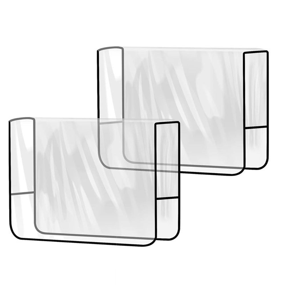 3pcs Plastic Salon Chair Back Covers Protectors - Pack of 3, Clear Vinyl Cover for Most Standard Salon Chairs. Protect Chairs from Stains, Chemicals, Mousse, Color, Peroxide & Bleach - Image 2