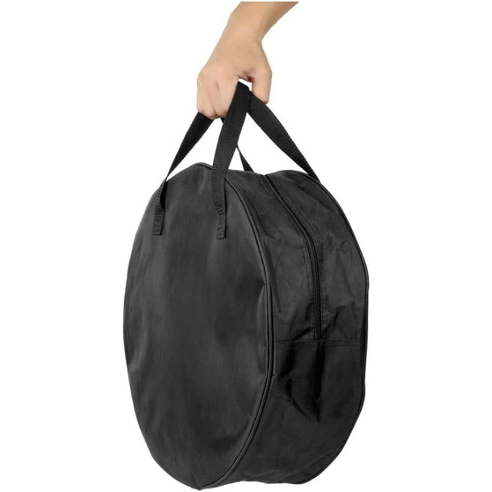 Jumper Cable Bag,Tools Cable Bag, Cable Storage Organizer With Exterior Pocket For EV Charging Cables for Electric Vehicles,Extension Cables（black34*10cm） - Image 1