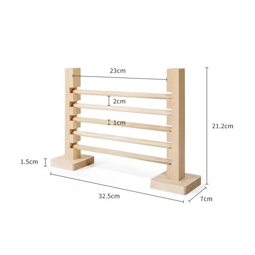 kathson Rabbit Jump Bar, Natural Wood Toy Set Adjustable Height Jump Hurdle Bar Rabbit Exercise Obstacle Training Games - Image 5