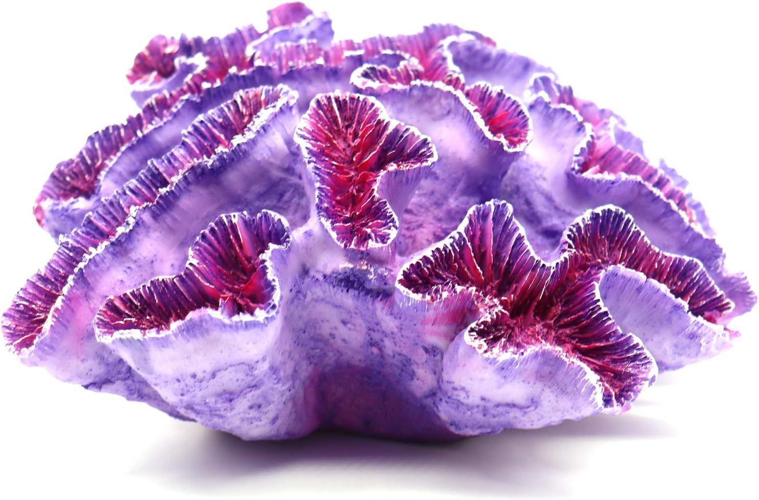 Aquarium Coral Ornaments Decor Fish Tank Plants Decoration for Aquarium Landscape,Bathroom, Beach Costal Purple - Image 1