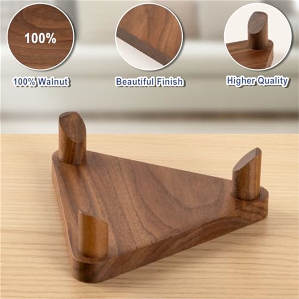 Ball Holder Wall Mount Ball Stand Display Storage for Basketball Soccer Volleyball 4pcs Basketball Holder, Football Stand, Soccer Ball Display Rack – Premium Wood Sports Memorabilia Display Holder - Image 4
