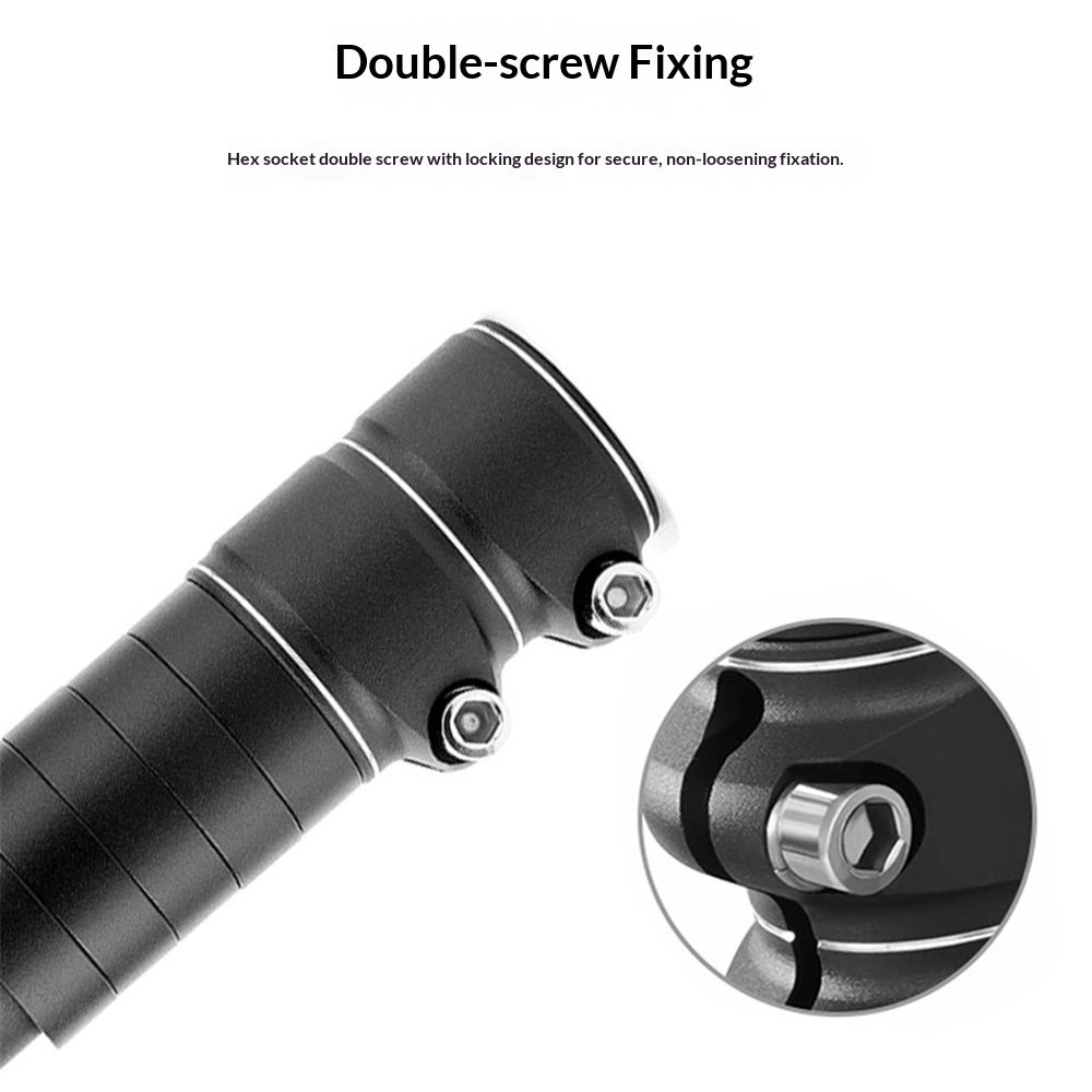 Bike Stem Riser Adjustable Bicycle Handlebar Extender Increases Bar Height Up to 5.3
