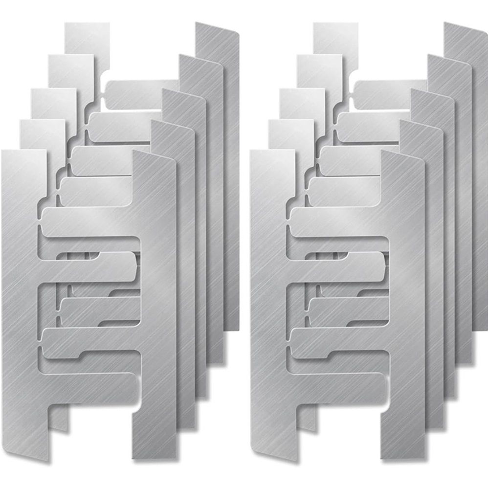 20 Pack Switch Box Support Electrical Box F Clips Box Mounting Straps Grip-Lock Old Work Switch Box Straps and Support for Use with Boxes with Plaster Ears (20 pcs) - Image 1