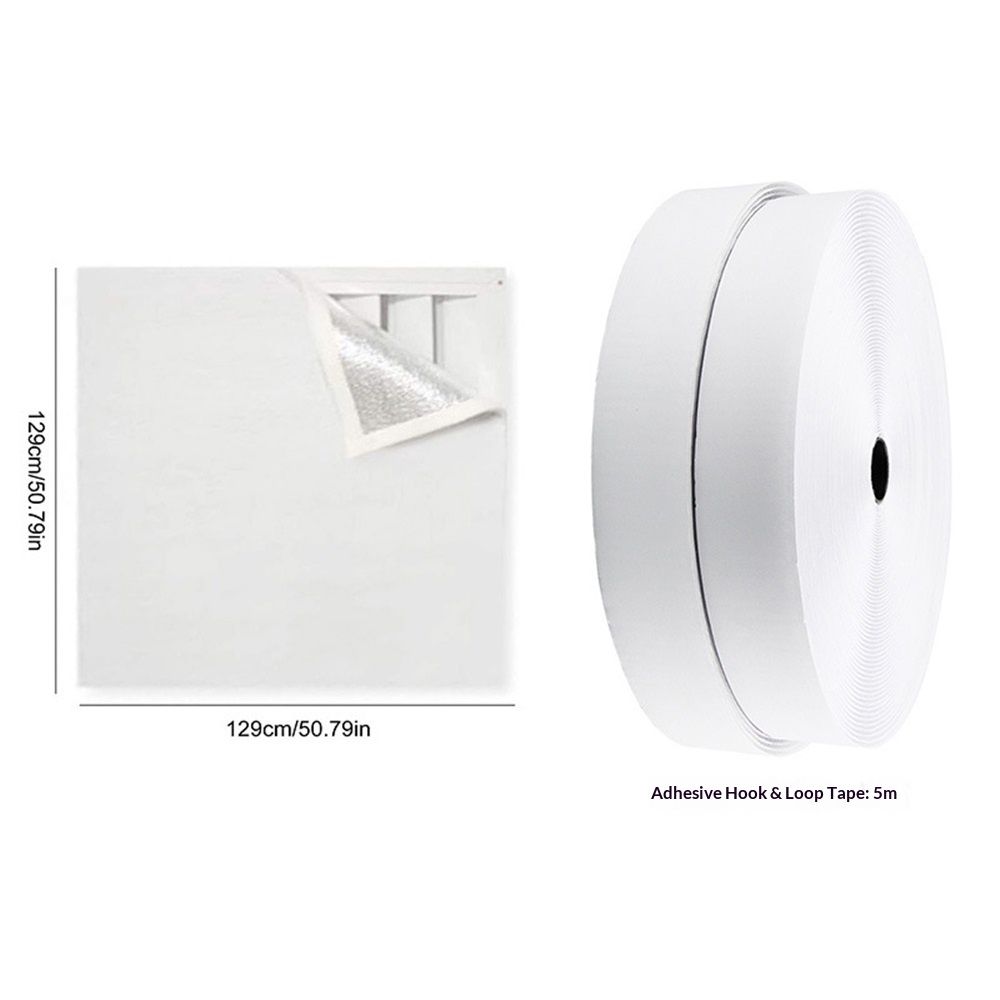 Attic Armour Attic Fan Cover, Door Whole House Attic Ceiling Fan Shutter Seal Cover, Whole House Fan Cover, 129 * 129cm（50.79in） - Image 1