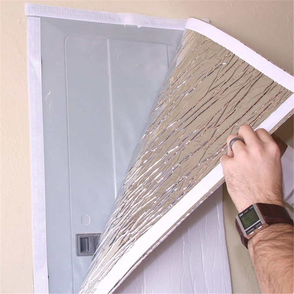 Attic Armour Attic Fan Cover, Door Whole House Attic Ceiling Fan Shutter Seal Cover, Whole House Fan Cover, 129 * 129cm（50.79in） - Image 4