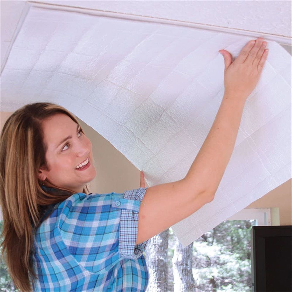 Attic Armour Attic Fan Cover, Door Whole House Attic Ceiling Fan Shutter Seal Cover, Whole House Fan Cover, 129 * 129cm（50.79in） - Image 5