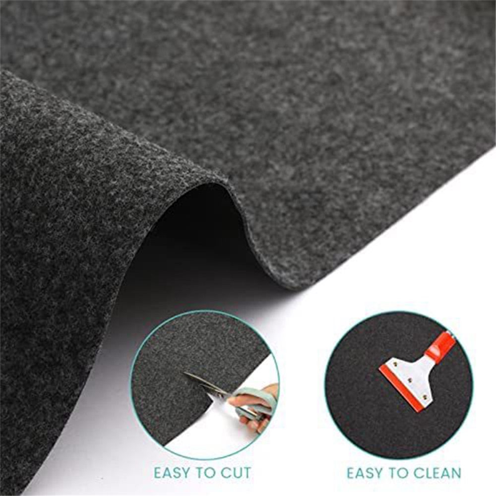 Upgrade Round Commode Potty Training Mats for Boys, Toilet Training Mats, Potty Training Toilet Rugs, Toilet Rugs u Shaped Washable,Toilet mats for Bathroom(6 Pack, Black) - Image 5