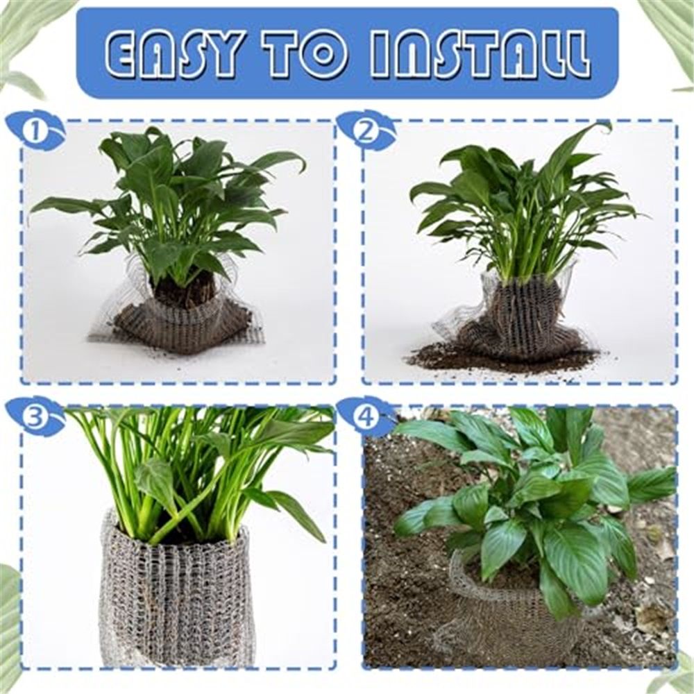5 Pcs 5 Gallon Root Guard Gopher Proof Wire Basket Mole and Vole Mesh Wire Baskets Underground Stainless Steel Wire for Plants Root Protection - Image 5