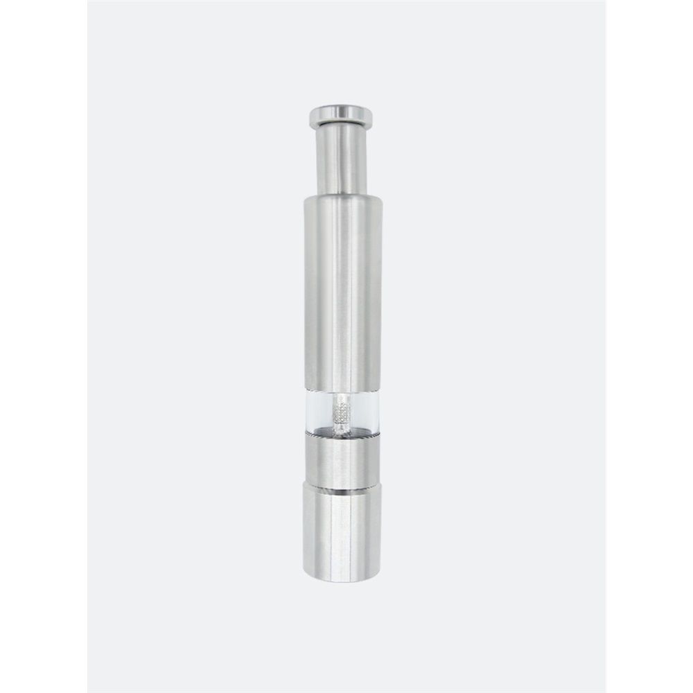 Stainless-Steel One-Handed Thumb Push Button Salt and Pepper Grinder For Black Pepper Or Salt(One pack) - Image 1