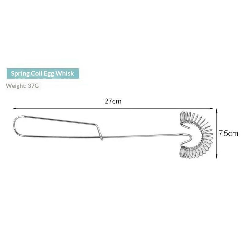 2 pack Small Whisk Mixer (Mini Whipper) ,Handheld Design for Eggs, Cream, Sauces, Gravy - Spiral Whipper Beater Cooking Tools - Image 5