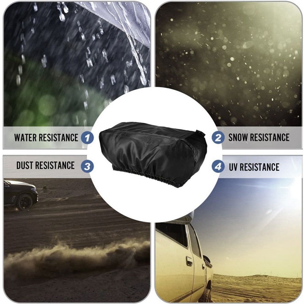 Winch Cover Waterproof Heavy Duty Winch Protection Dust Covers for Indoor Outdoor Electric Winches（black,24*14*7inch） - Image 5