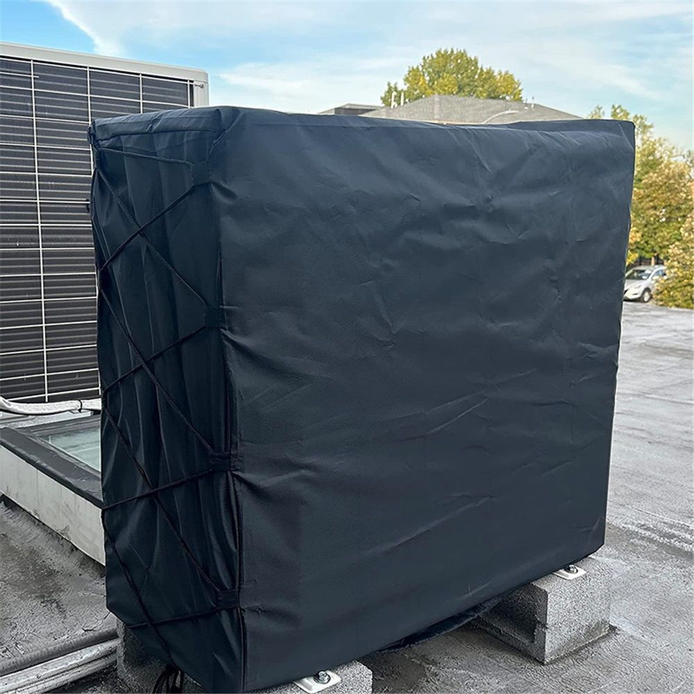 Mini Split Cover - Large Condenser Covers for Outside Unit, 210D Oxford Fabric Heavy Duty Rectangle Air Conditioner Outdoor Compressor Cover - Image 4