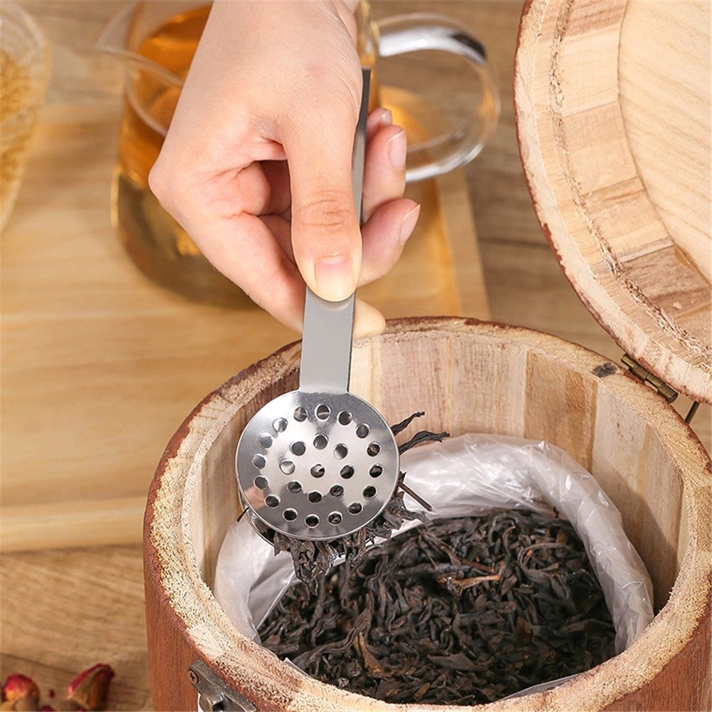 6 pcs Tea Bag Squeezer Tongs, Stainless Steel Strainer Spoons Teabag Clips Tool Practical Strainer Tea Accessories (Silver) - Image 2