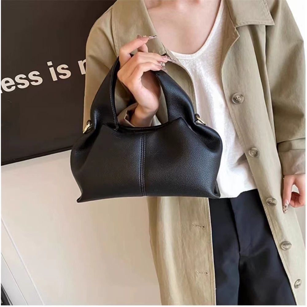 Crossbody Bag Purse Satchel Handbag for Women Shoulder Bag Chic Cloud Bag Purse, Cute Cloud Handbag for Women (black) - Image 2